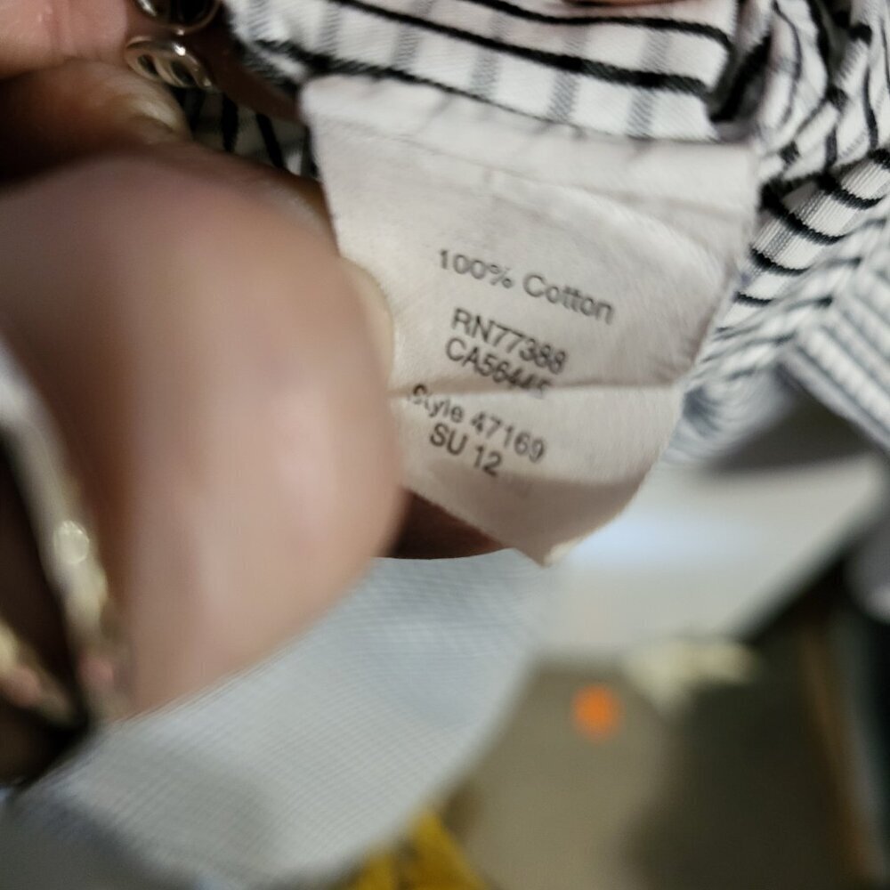 MENS J CREW HABERDASHERY BUTTON DOWN SHIRT SZ M - Picture 6 of 6